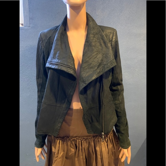 BCBG MAXAZRIA Leather jacket - Picture 4 of 9